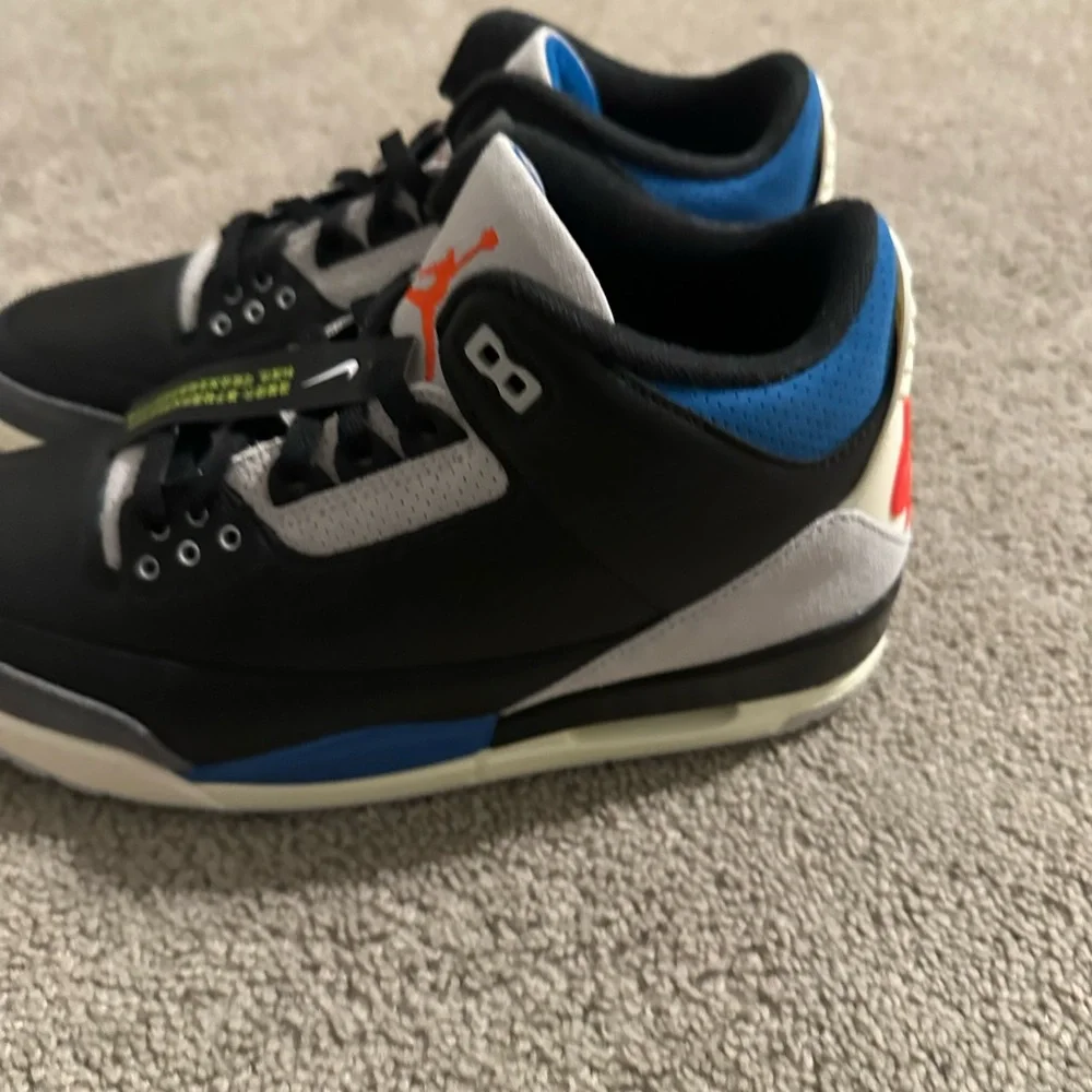 Size 9.5 - Air Jordan 3 Retro OG Rare Air IB8967-004 New - Picture 5 of 10